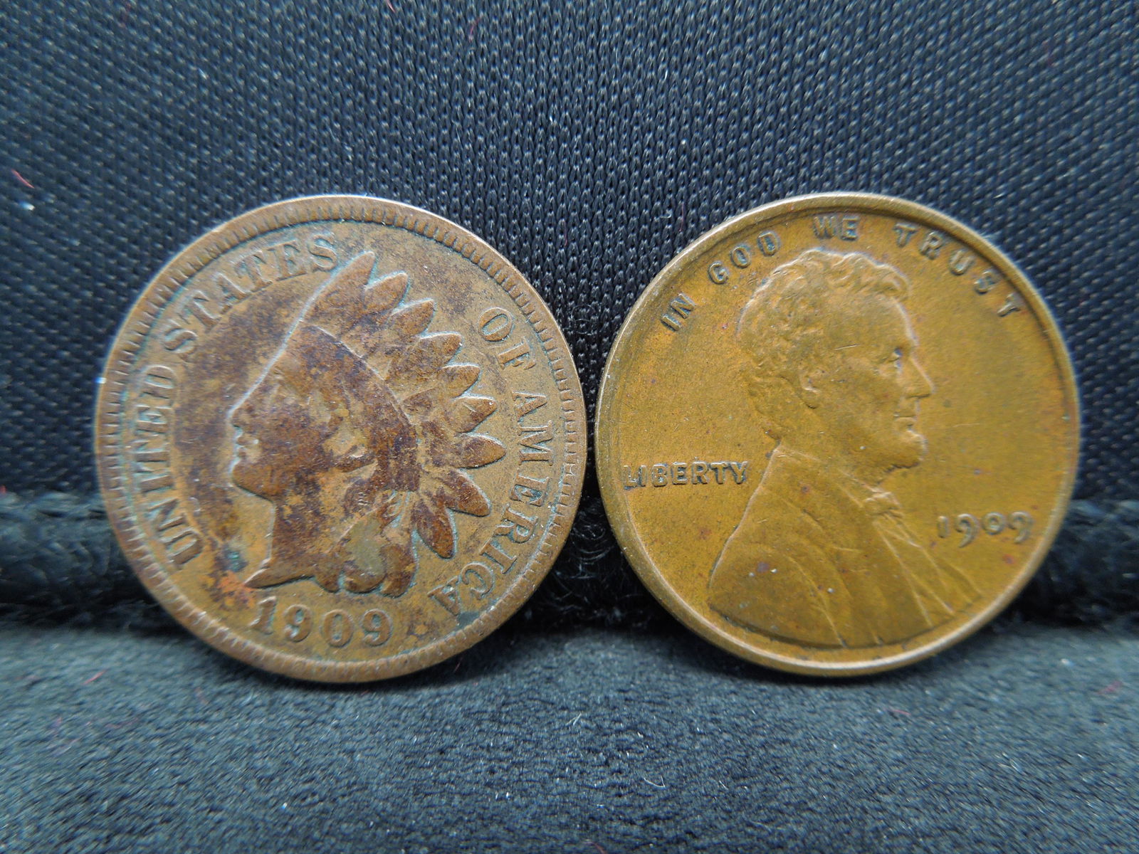 1909 Indian Cent, 1909 VDB Wheat Cent (1 of 2)