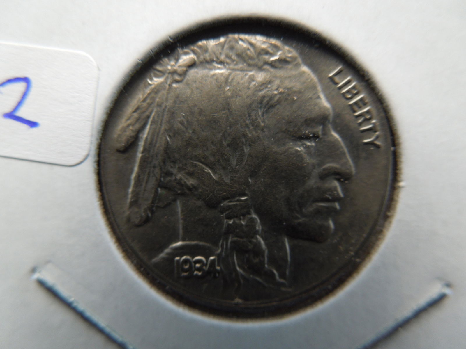 1934 Buffalo Nickel.  Brilliant Unc. (1 of 3)