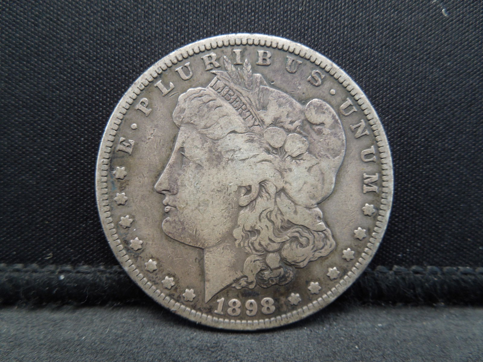 1898-S Semi-Key Date Morgan Silver Dollar. (1 of 2)