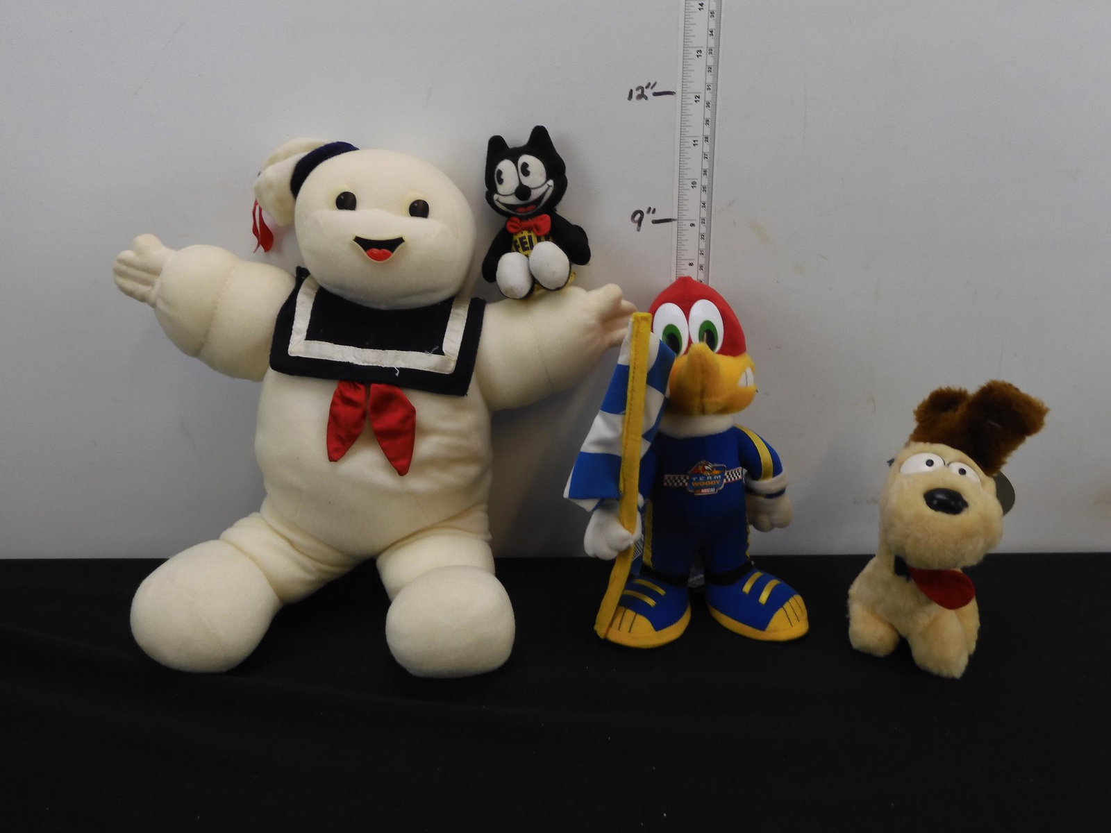 Kenner Ghost Buster Doll, Odie, Felix, Nascar Woody: Kenner Ghost Buster Doll, Odie, Felix, Nascar Woody Woodpecker