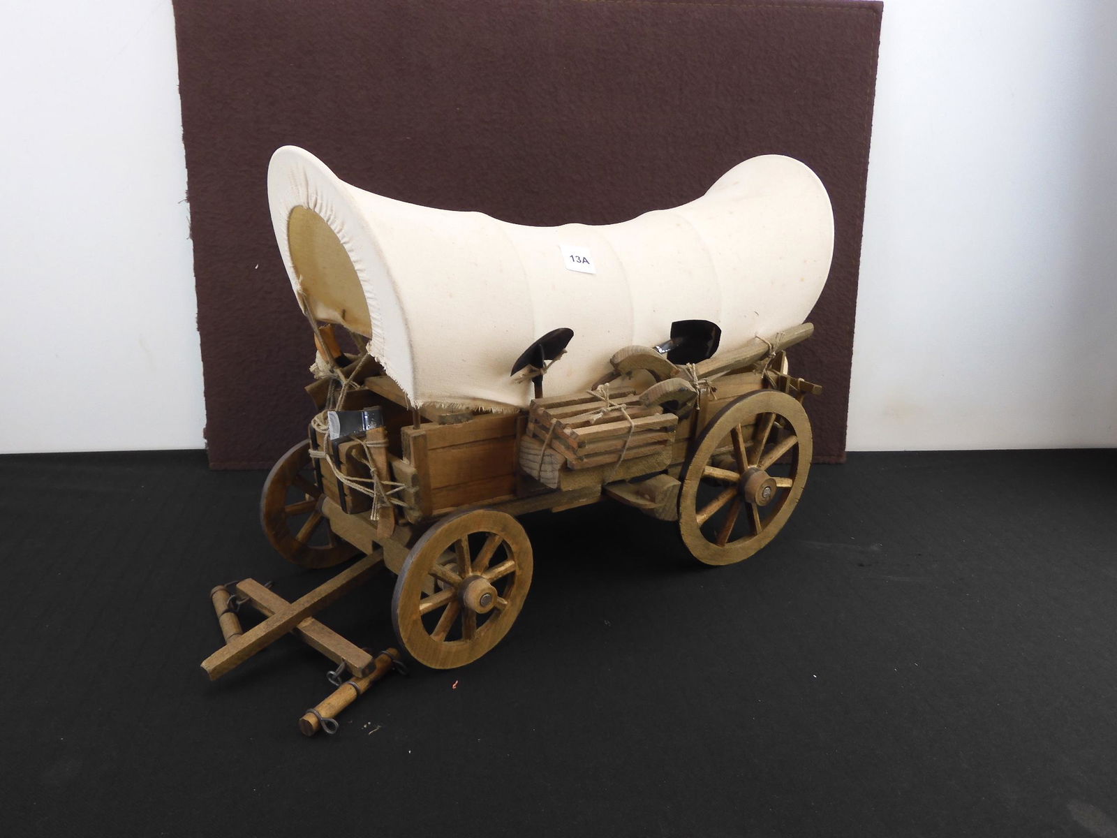 Wooden Covered Wagon Toy: Wooden Covered Wagon Toy