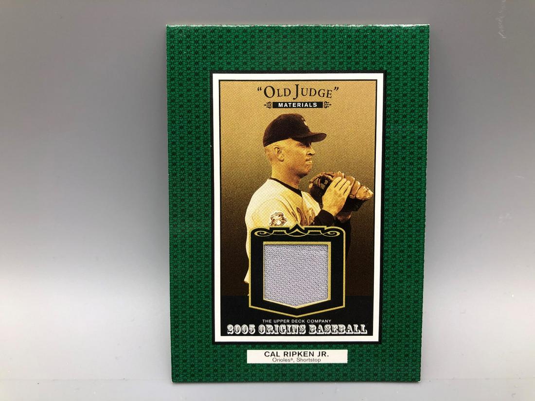 2005 Upper Deck Origins Cal Ripken Jr Game Used Jersey (1 of 2)