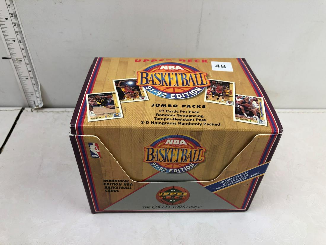 1991-92 Upper Deck Basketball Unopened Jumbo Box - (1 of 2)