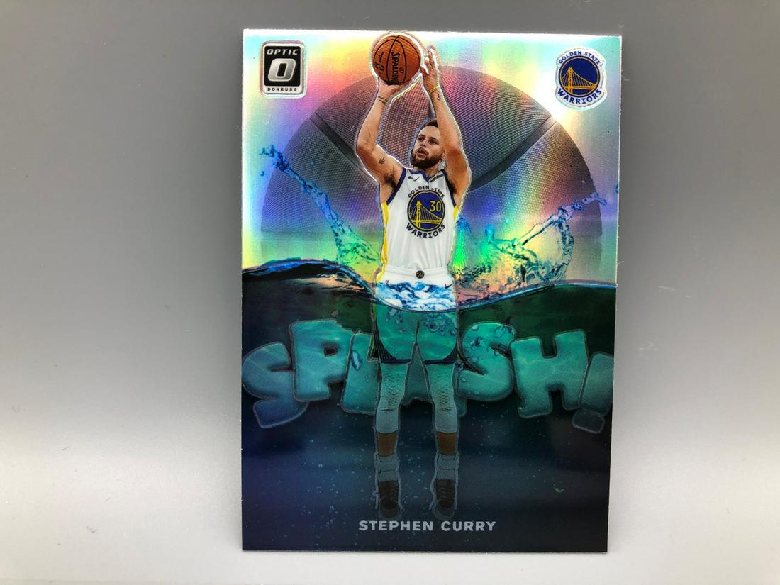 2019-20 Donruss Optic Splash Stephen Curry Prizm (1 of 2)