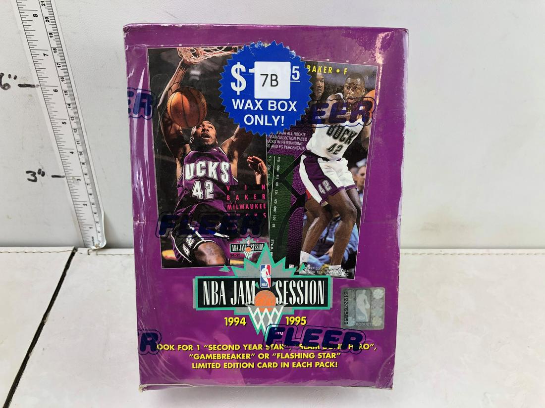 1994-95 Fleer NBA Jam Session Basketball Unopened Box (1 of 2)