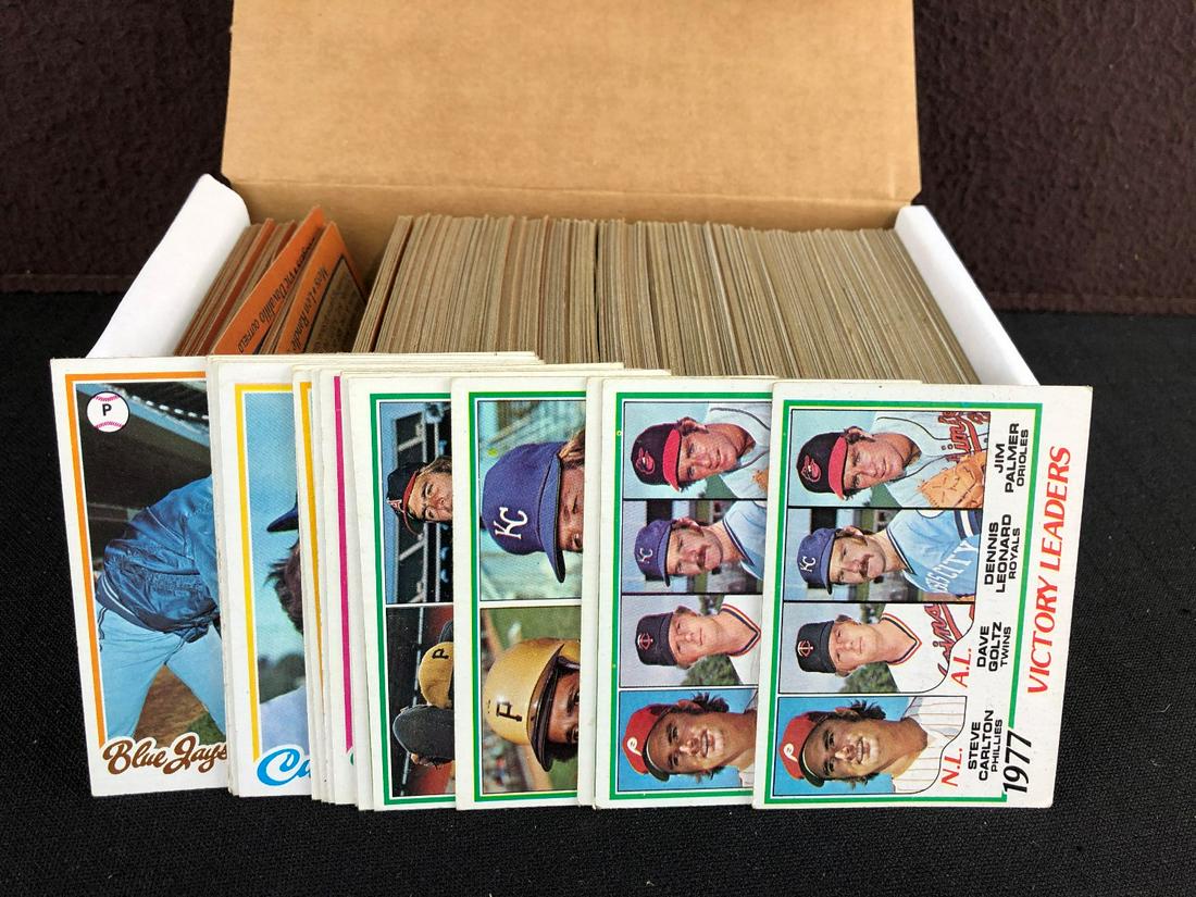 1978 Topps Baseball Lot of Approximately 300 cards - (1 of 2)