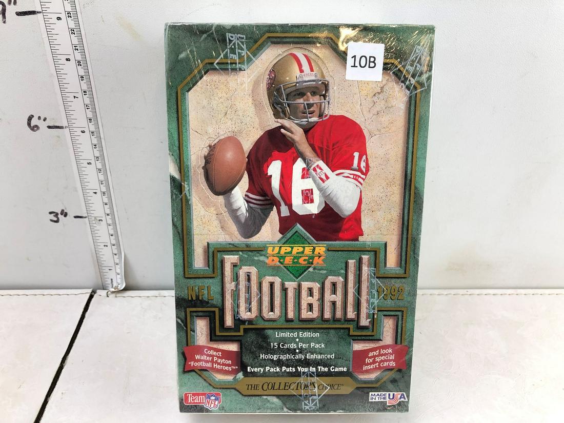1992 Upper Deck Football Unopened Box (1 of 2)