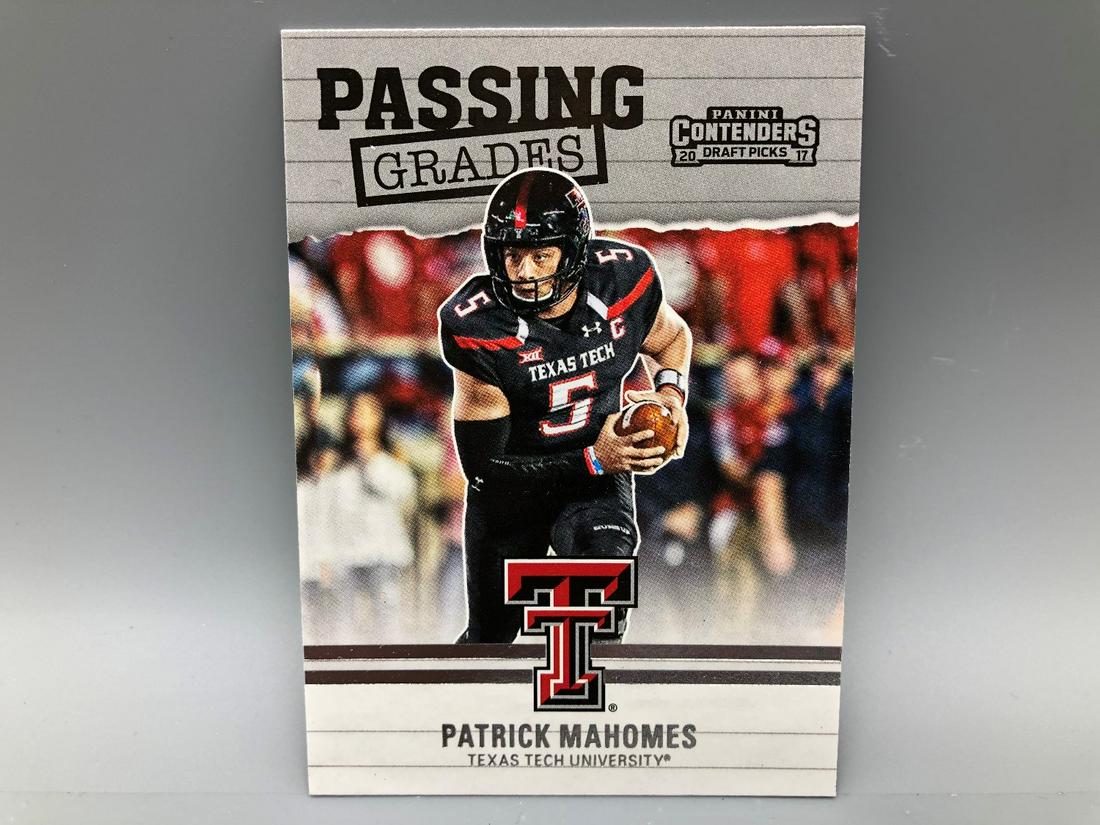 2017 Panini Contenders Draft Patrick Mahomes Passing (1 of 2)