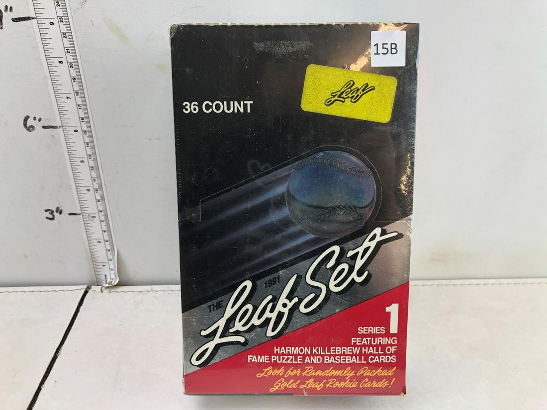 1991 Leaf Baseball Series 1 Unopened Box (1 of 2)