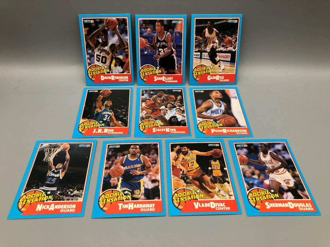 1990-91 Fleer Basketball Rookie Sensation Complete Set (1 of 3)