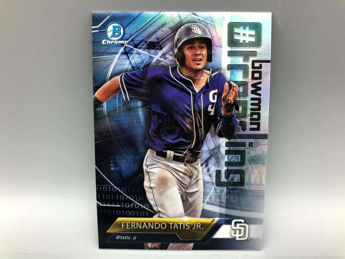 2018 Bowman Chrome Fernando Tatis Bowman Trending (1 of 2)