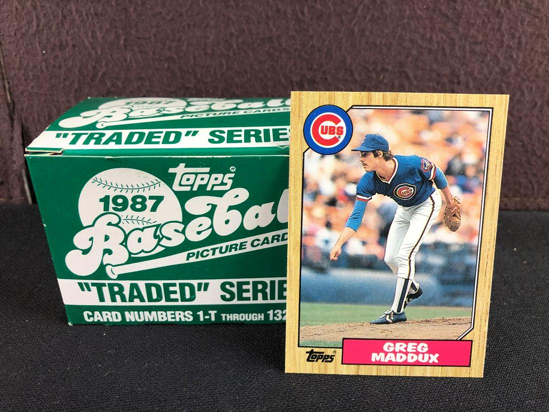 1987 Topps Traded Baseball Complete Set - Greg Maddux (1 of 1)