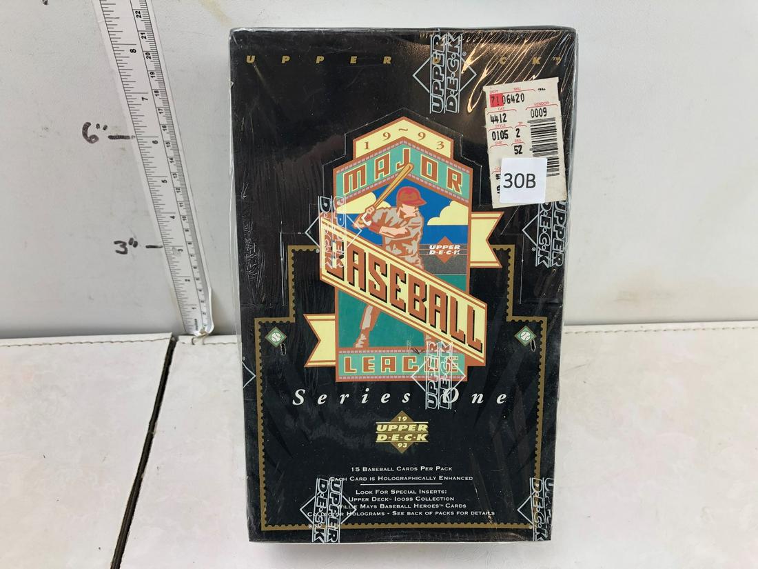 1993 Upper Deck Baseball Series 1 Unopened Box (1 of 2)