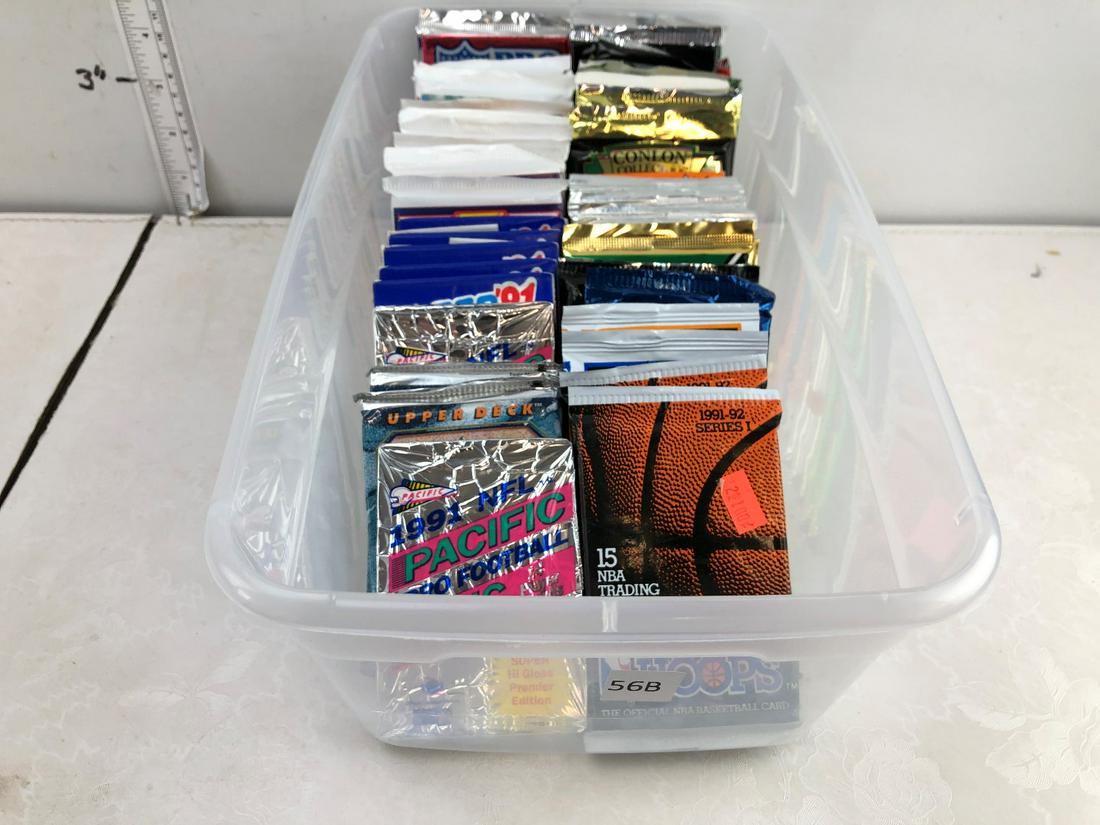 Lot of 49 Assorted Unopened Packs - Football, (1 of 11)
