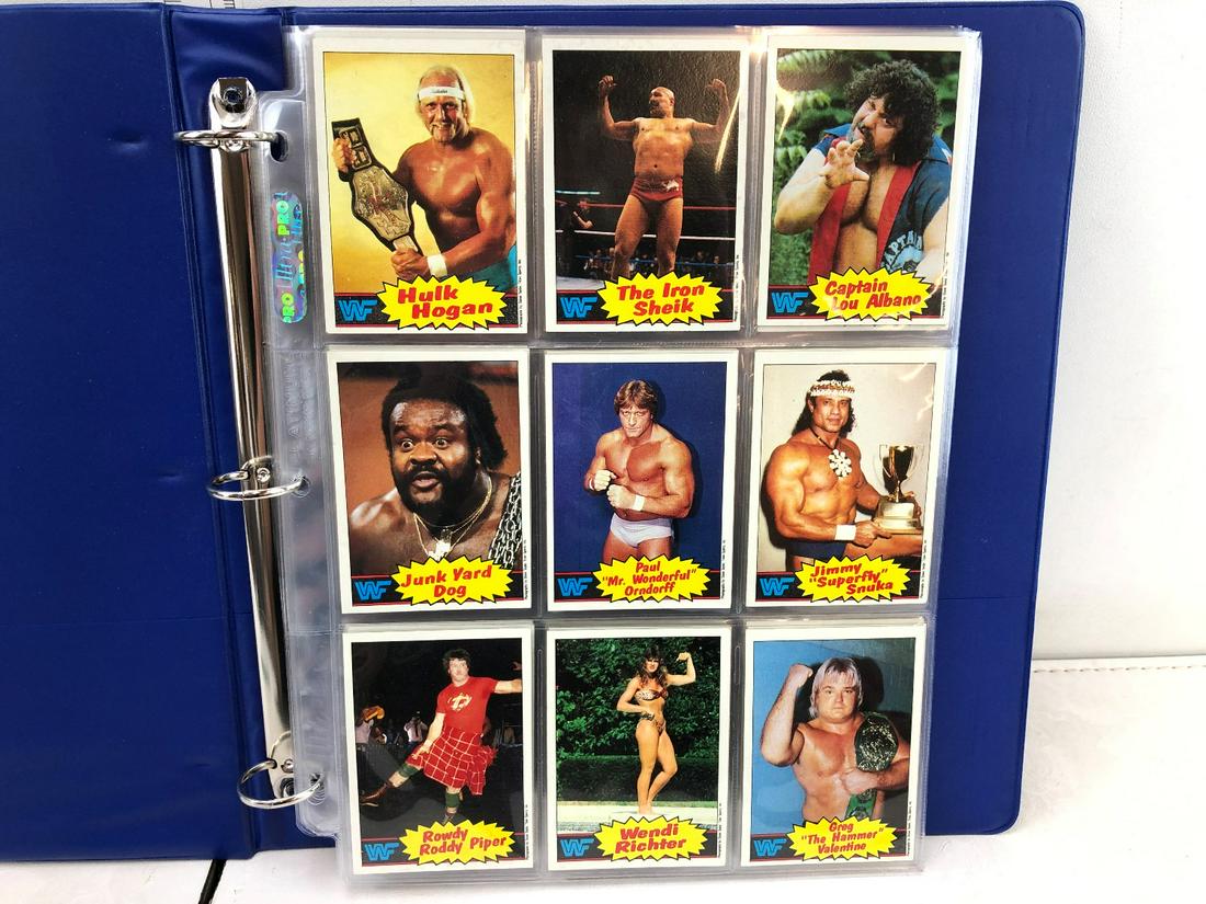 1985 Topps WWF Wrestling Complete Set with Sticker Set (1 of 6)