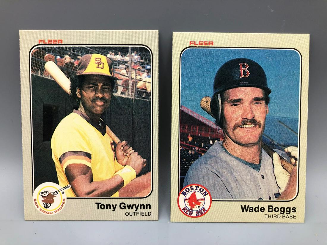 1983 Fleer Tony Gwynn #360 & Wade Boggs #179 Rookie (1 of 2)