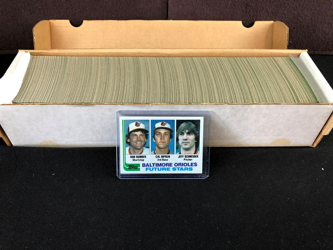 1982 Topps Baseball Complete Set - Cal Ripken Jr Rookie (1 of 2)