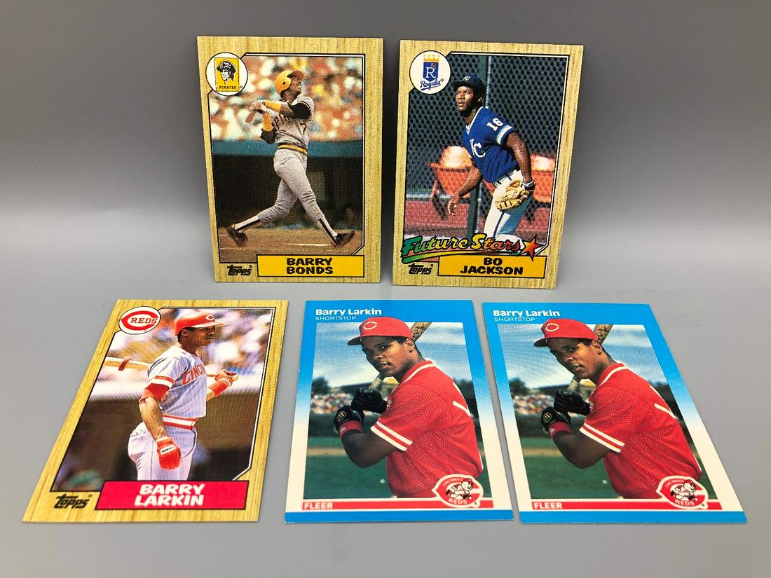 1987 Topps & Fleer Baseball Rookies Lot of 5 - Barry (1 of 2)