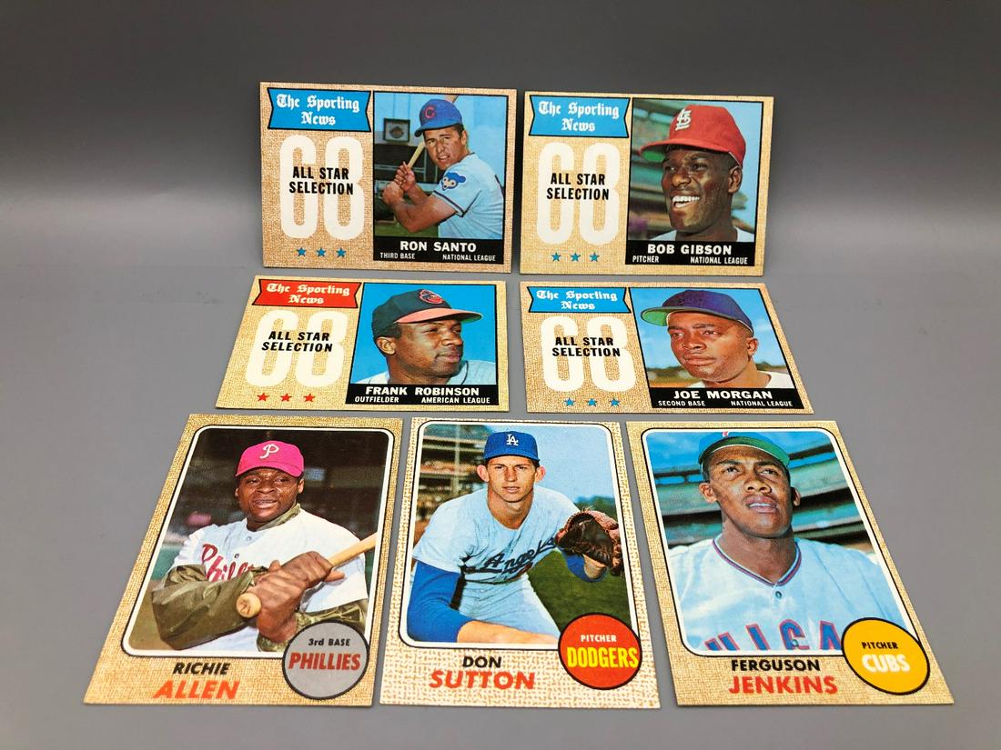 1968 Topps Baseball Star Lot - Bob Gibson, Frank (1 of 5)