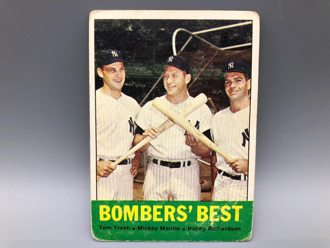 1963 Topps Bomber's Best #173 - Mickey Mantle (1 of 2)