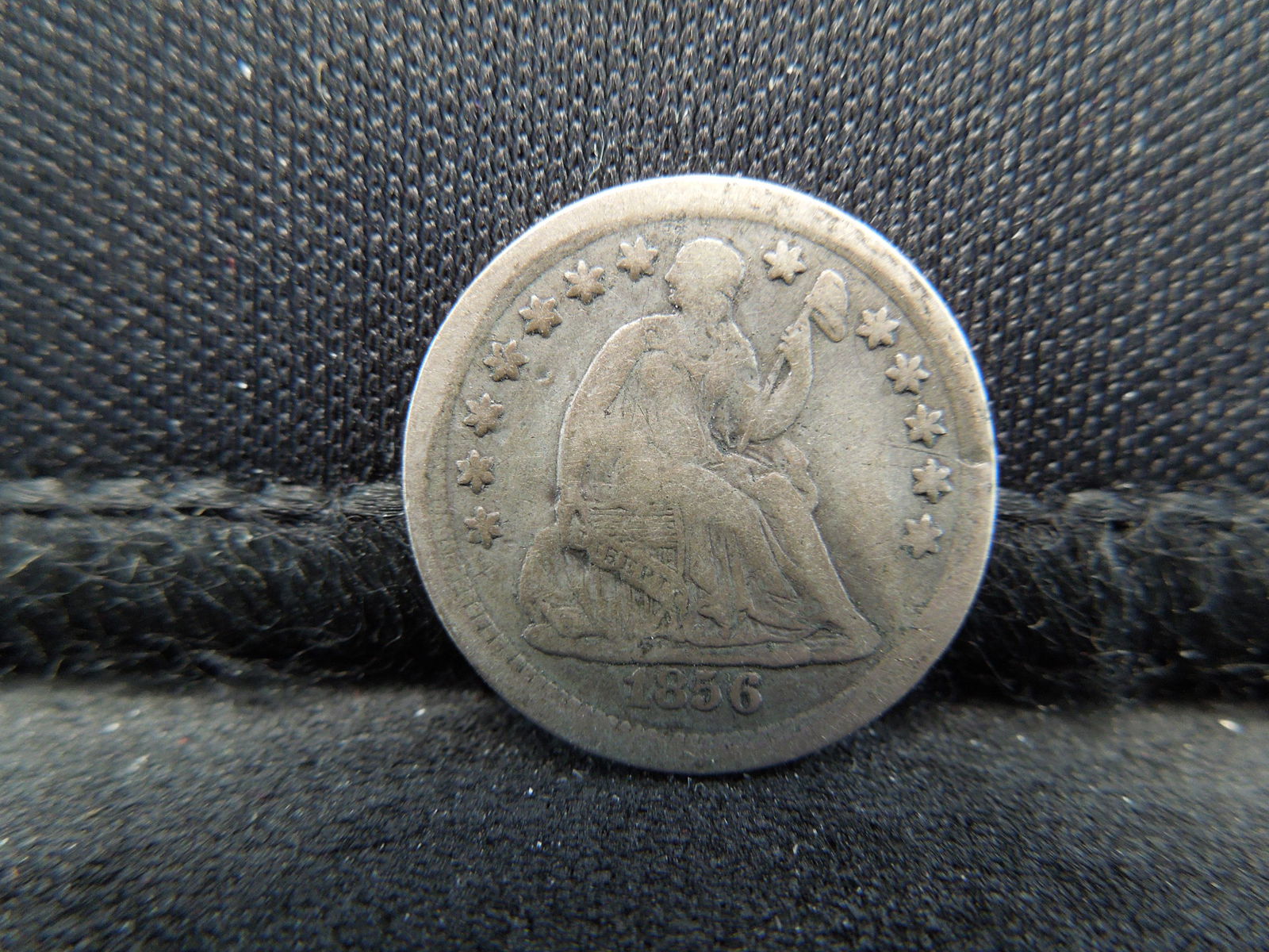 1856 Seated Half Dime (1 of 2)
