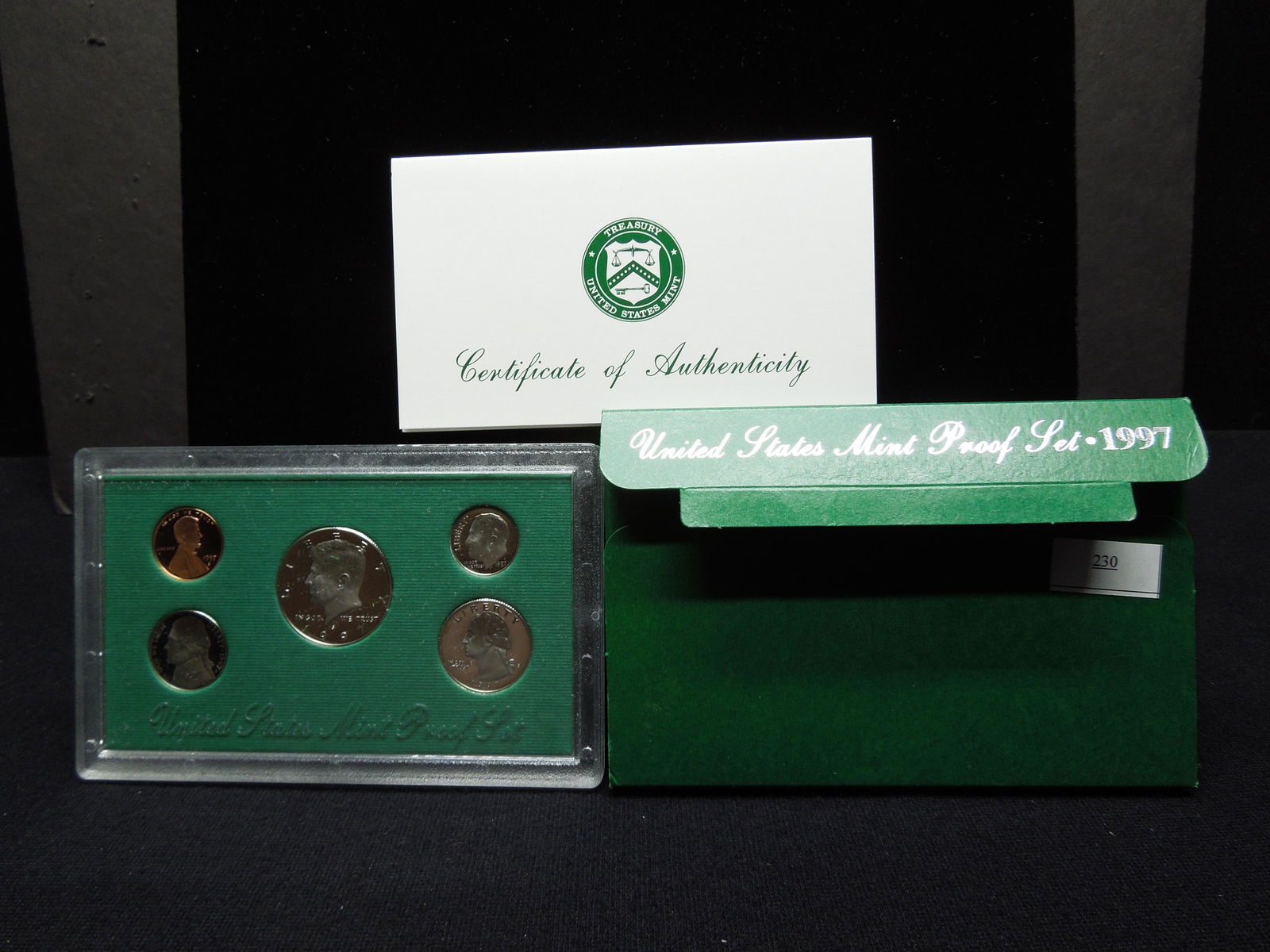 1997 U.S. Proof 5 Coin Set in Original Packaging (1 of 4)