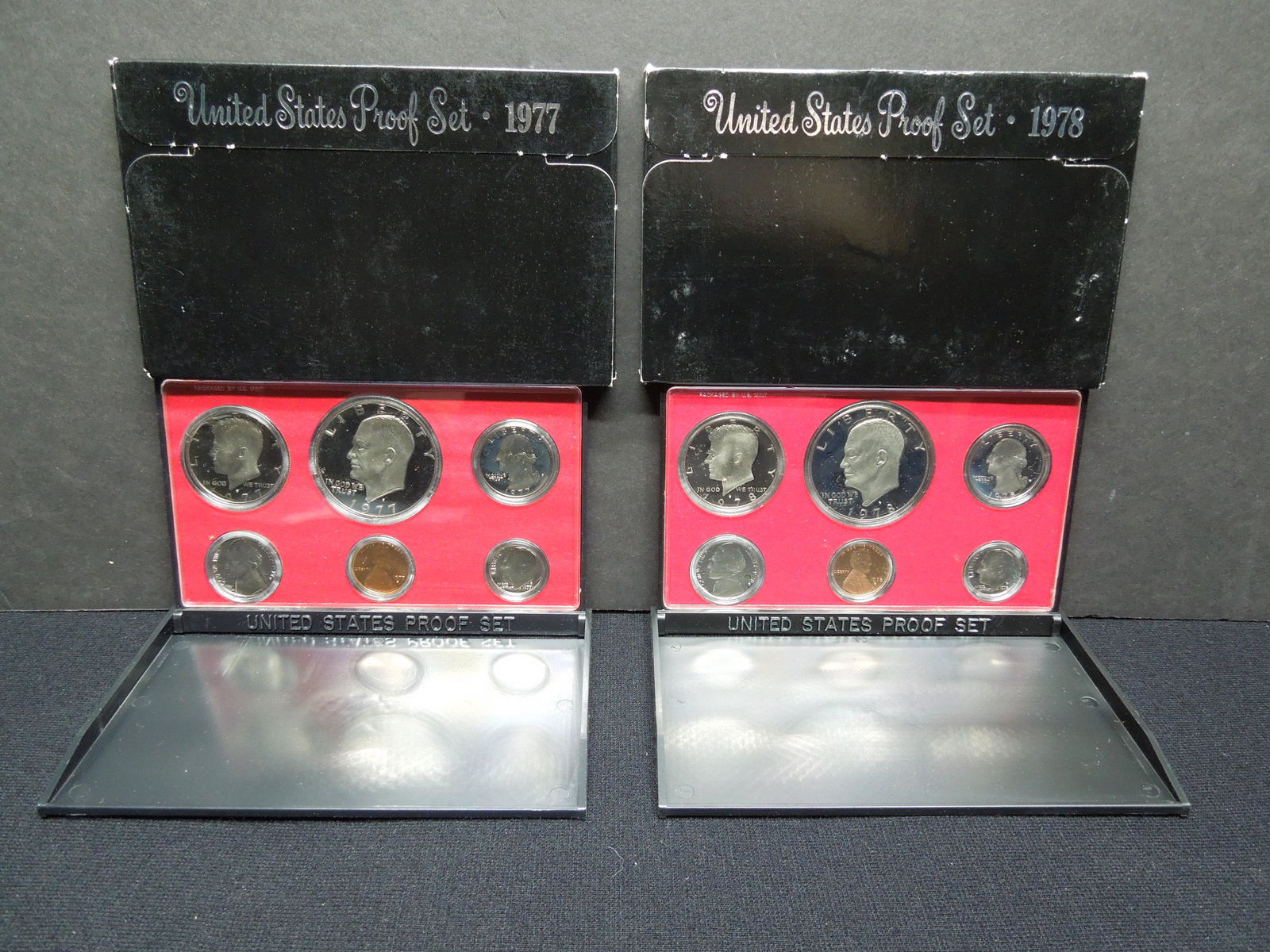 2 U.S. Proof Sets - 1977 & 1978 Both in Original (1 of 5)
