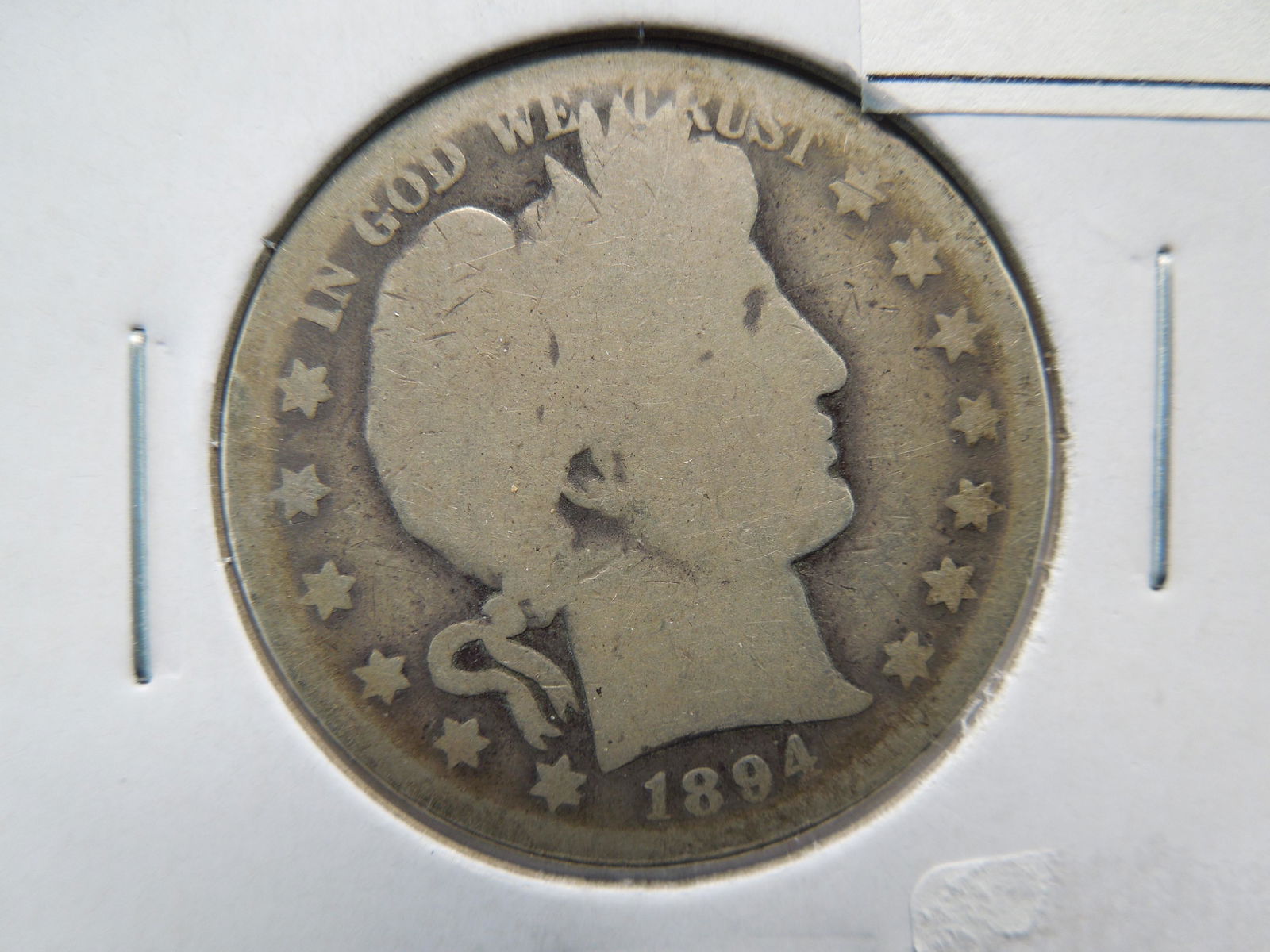 1894-O Barber Silver Half Dollar (1 of 3)