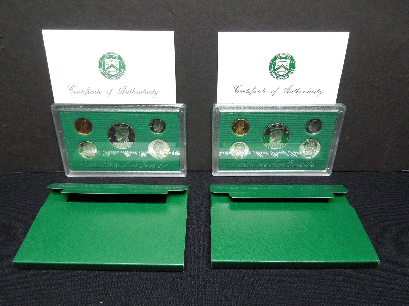 1997 & 1998 U.S. Proof Sets in Original Packaging (1 of 7)