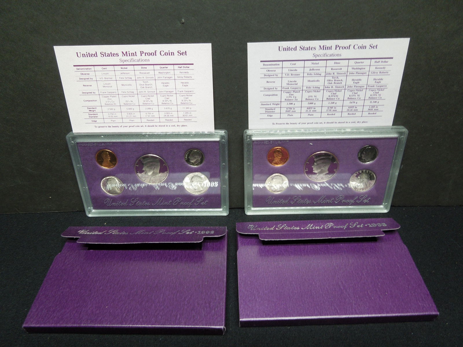 1992 & 1993 U.S. Proof Sets in Original Packaging (1 of 7)