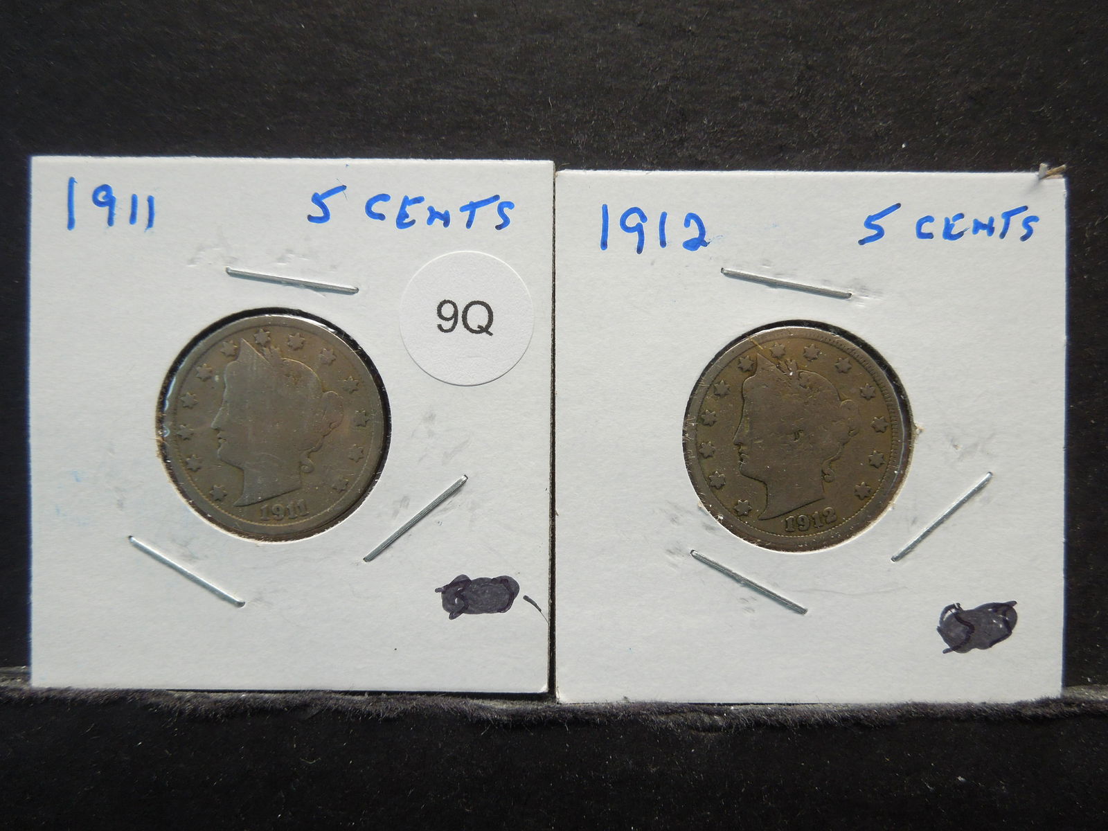 1911, 1912 V Nickels (1 of 3)