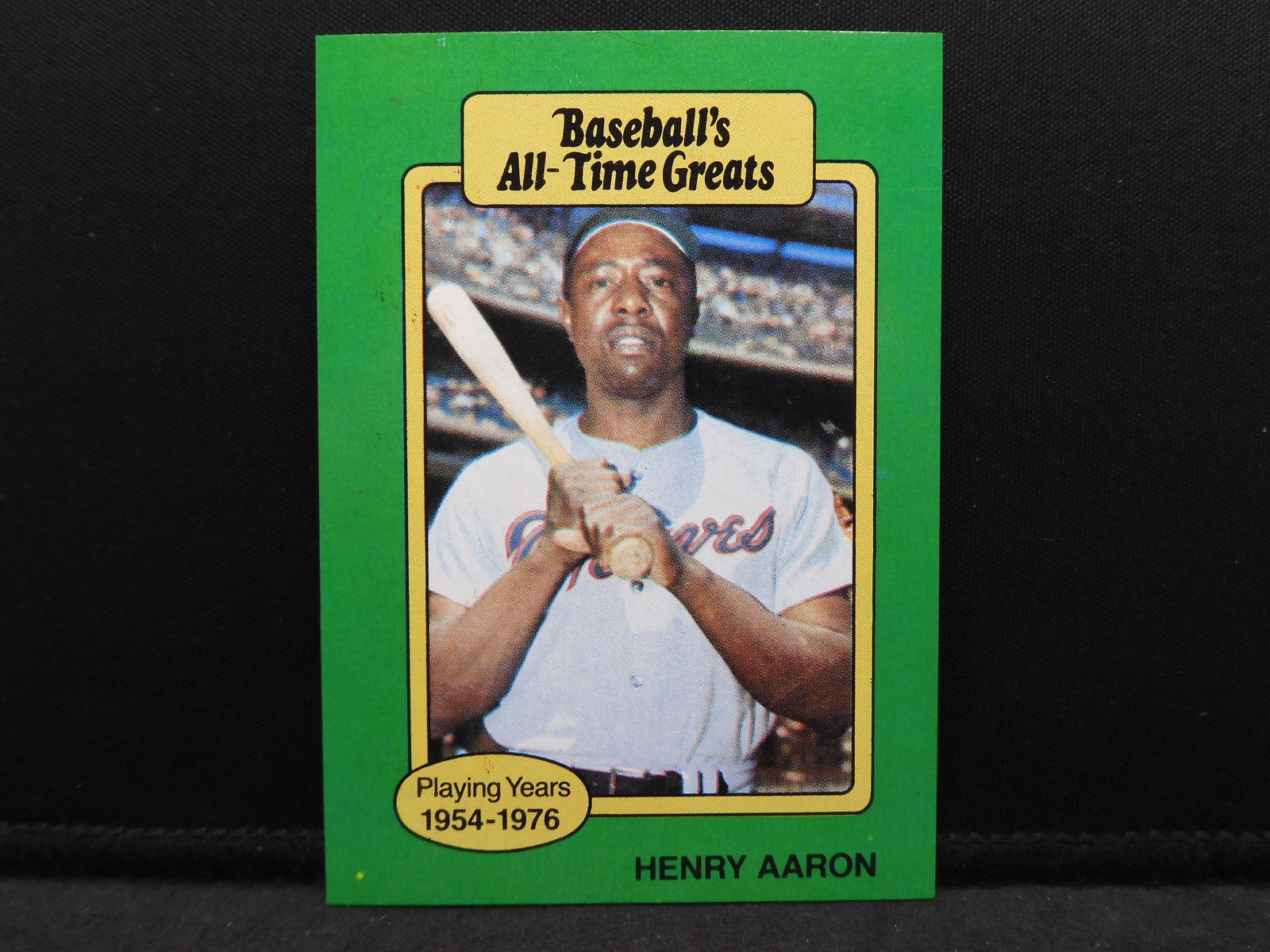 1987 Hy Grade Henry "Hank" Aaron Baseball Card: 1987 Hy Grade Henry "Hank" Aaron Baseball Card