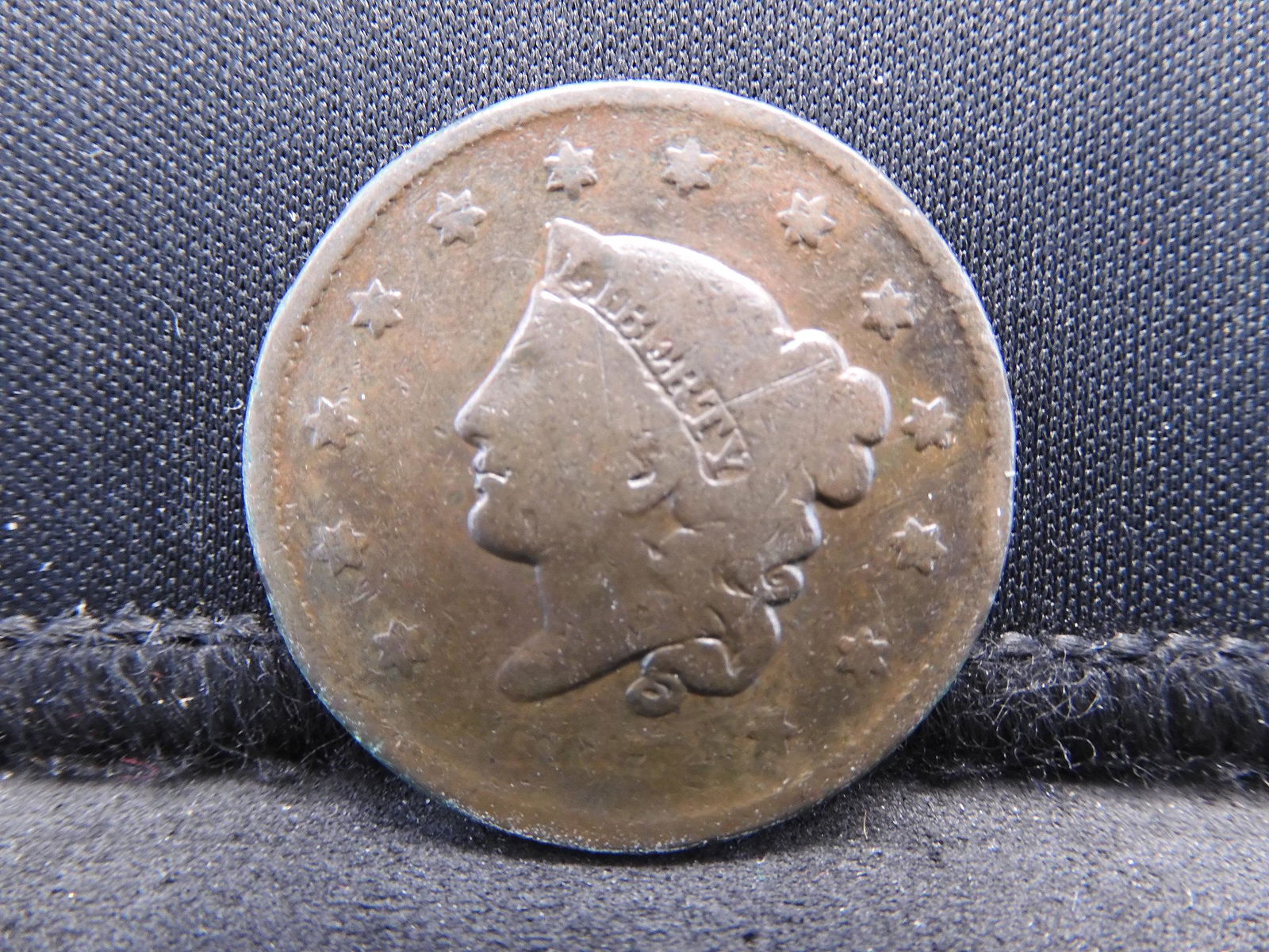 1837 US Large Cent Coronet Head (1 of 2)