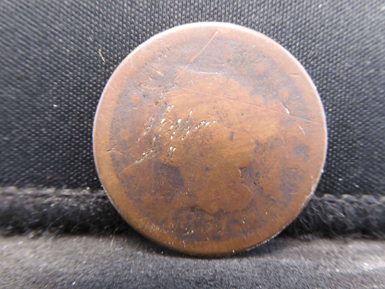 1851 US Large Cent Coronet Head (1 of 2)