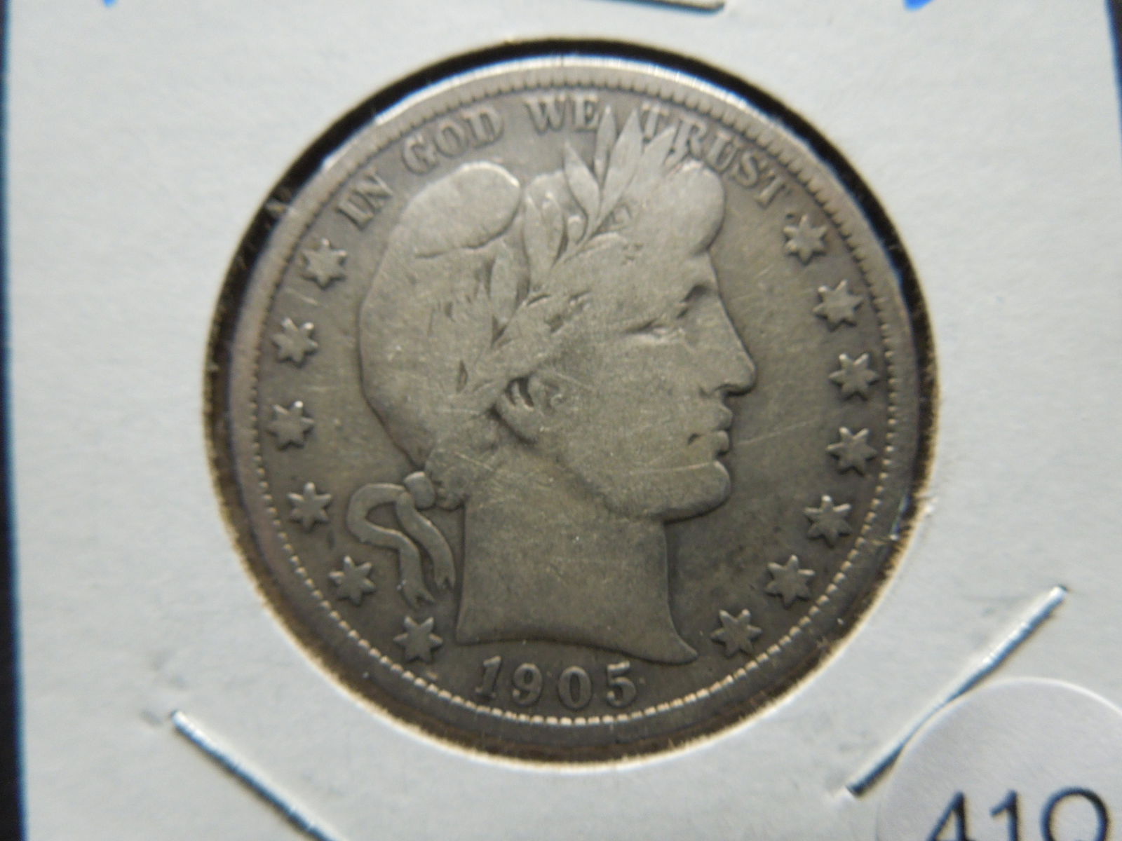 1905 S Barber Half Dollar (1 of 3)