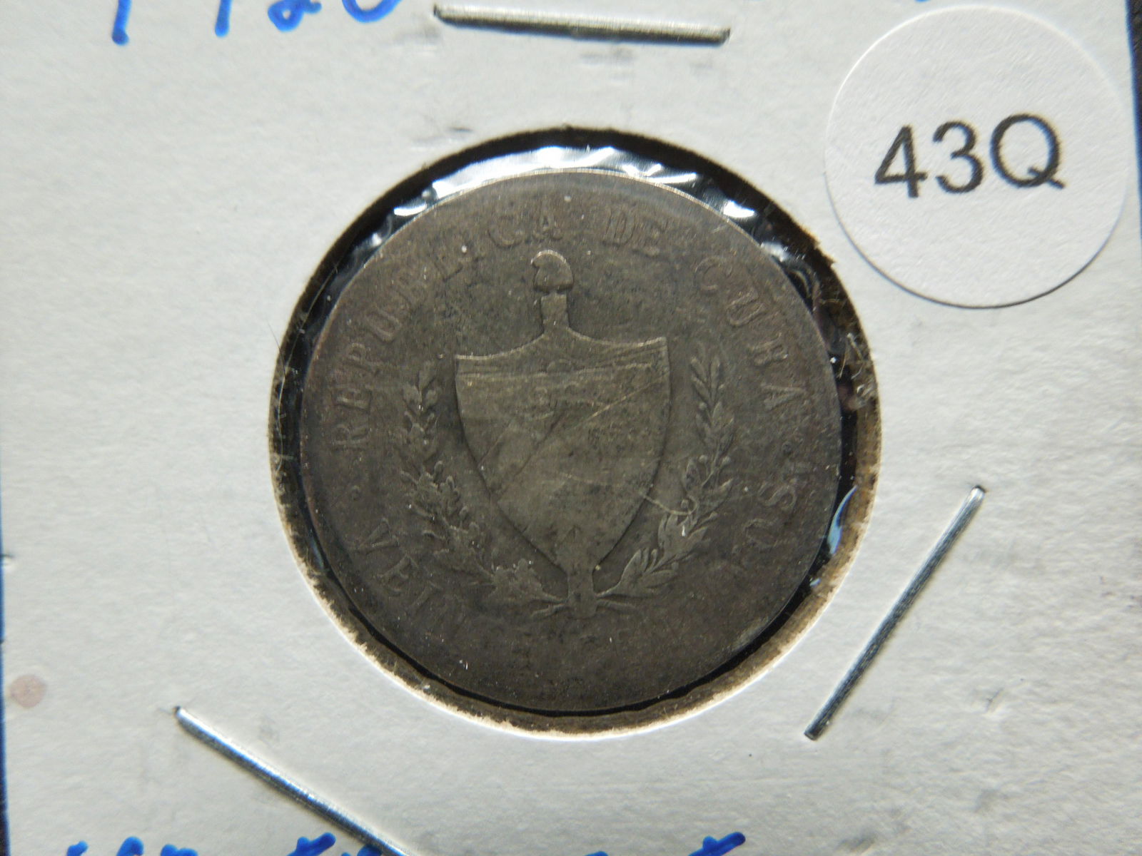 1920 Cuba Twenty Centavos (1 of 3)