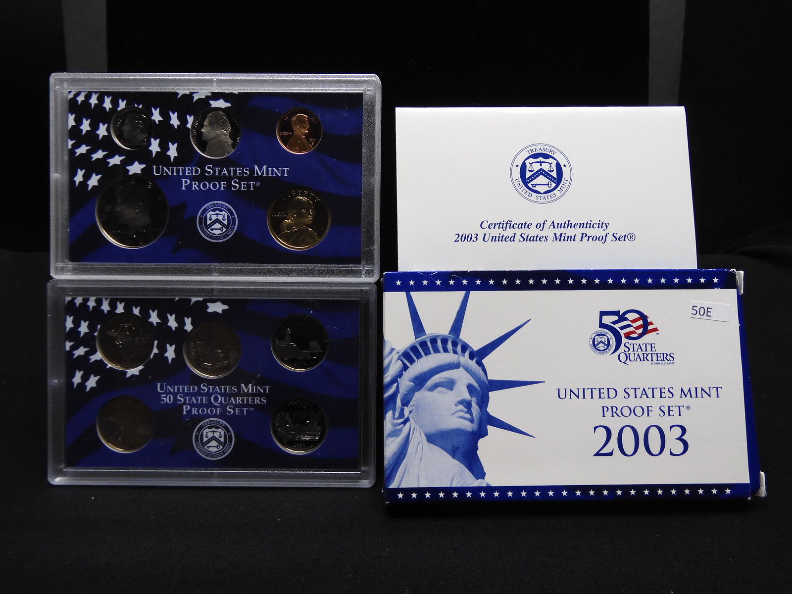 2003 -S US US MINT Proof set  w/ State Quarters - 10 (1 of 7)