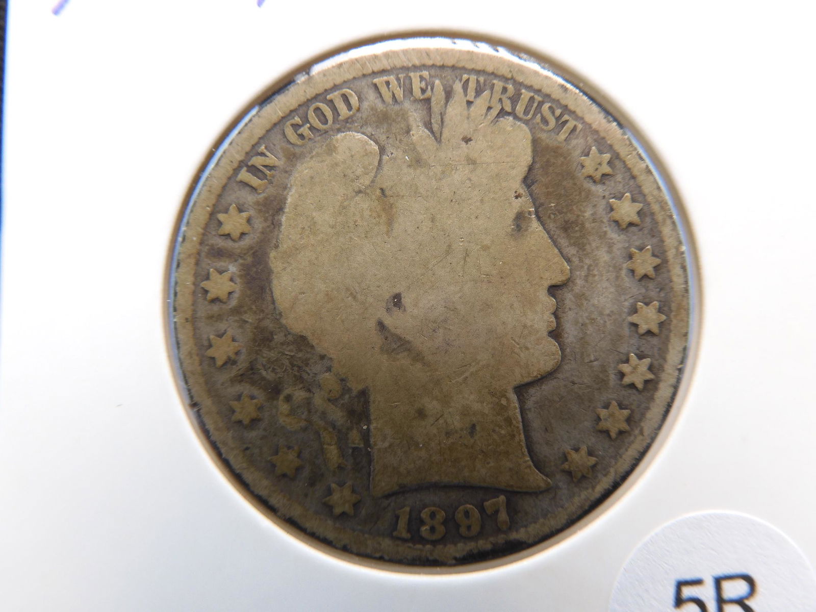 1897 Barber Half Dollar (1 of 3)