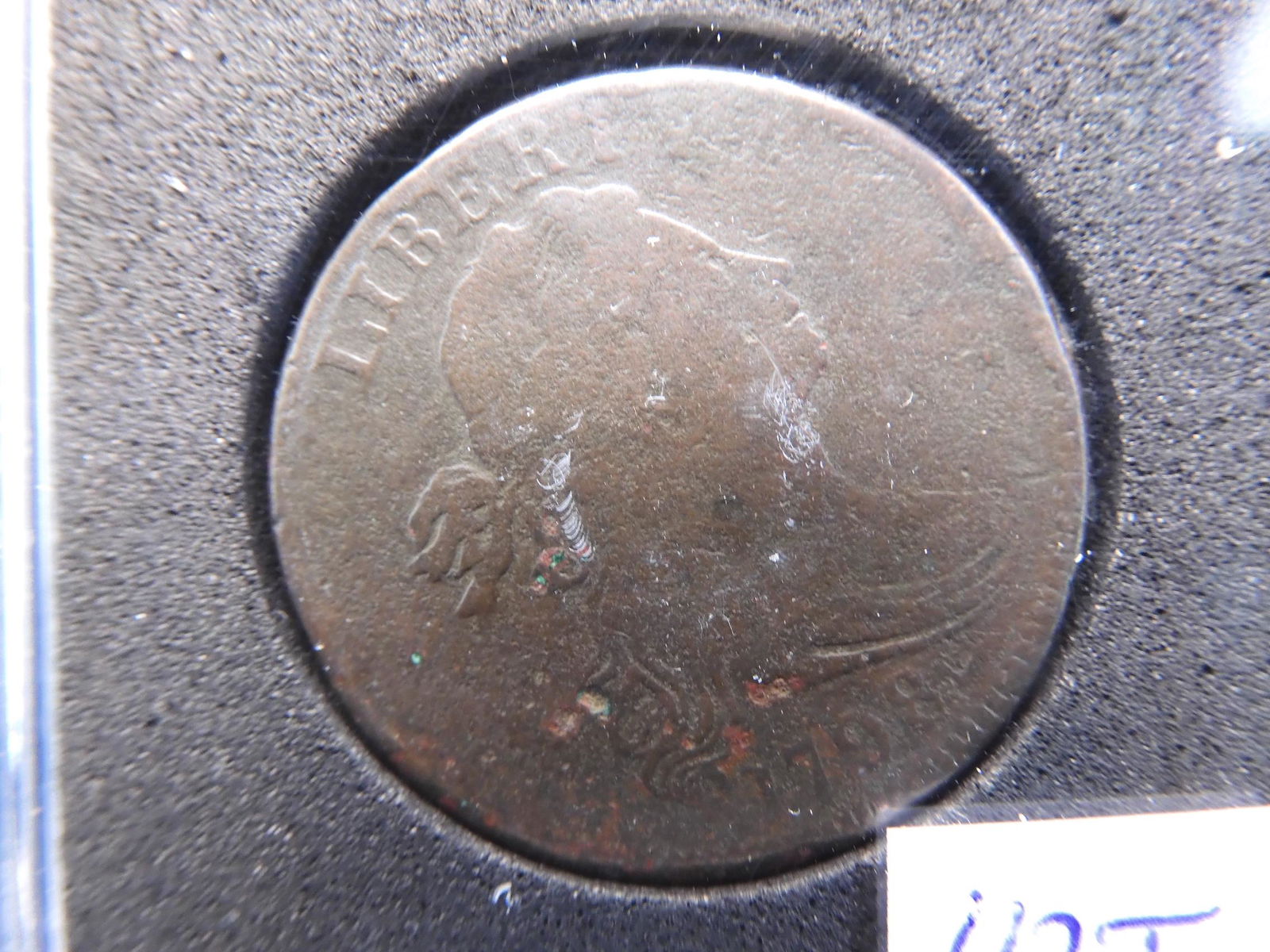 1798 "1st Hairstyle" Draped Bust Cent (1 of 4)
