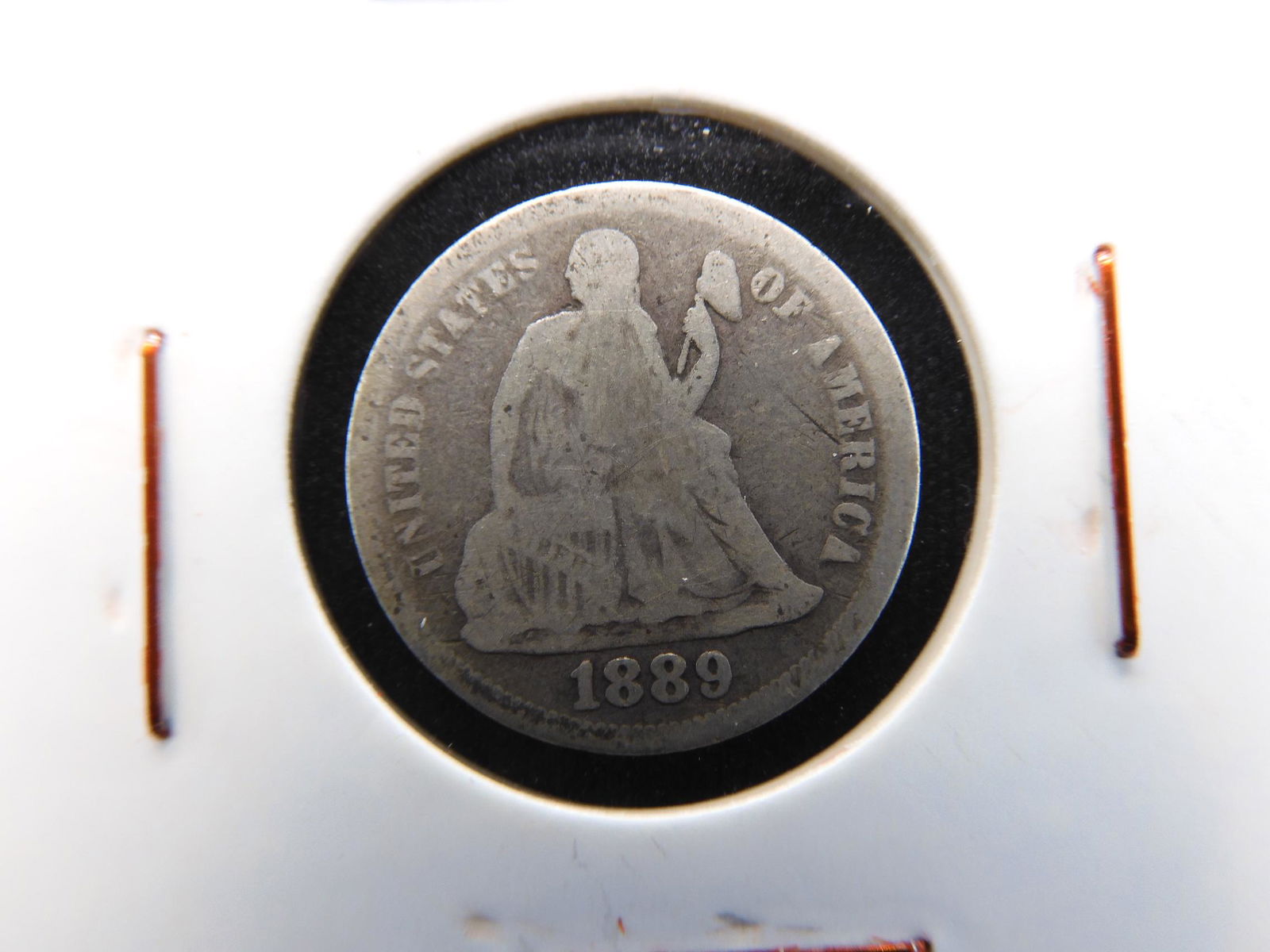 1889 Liberty Seated Dime (1 of 3)