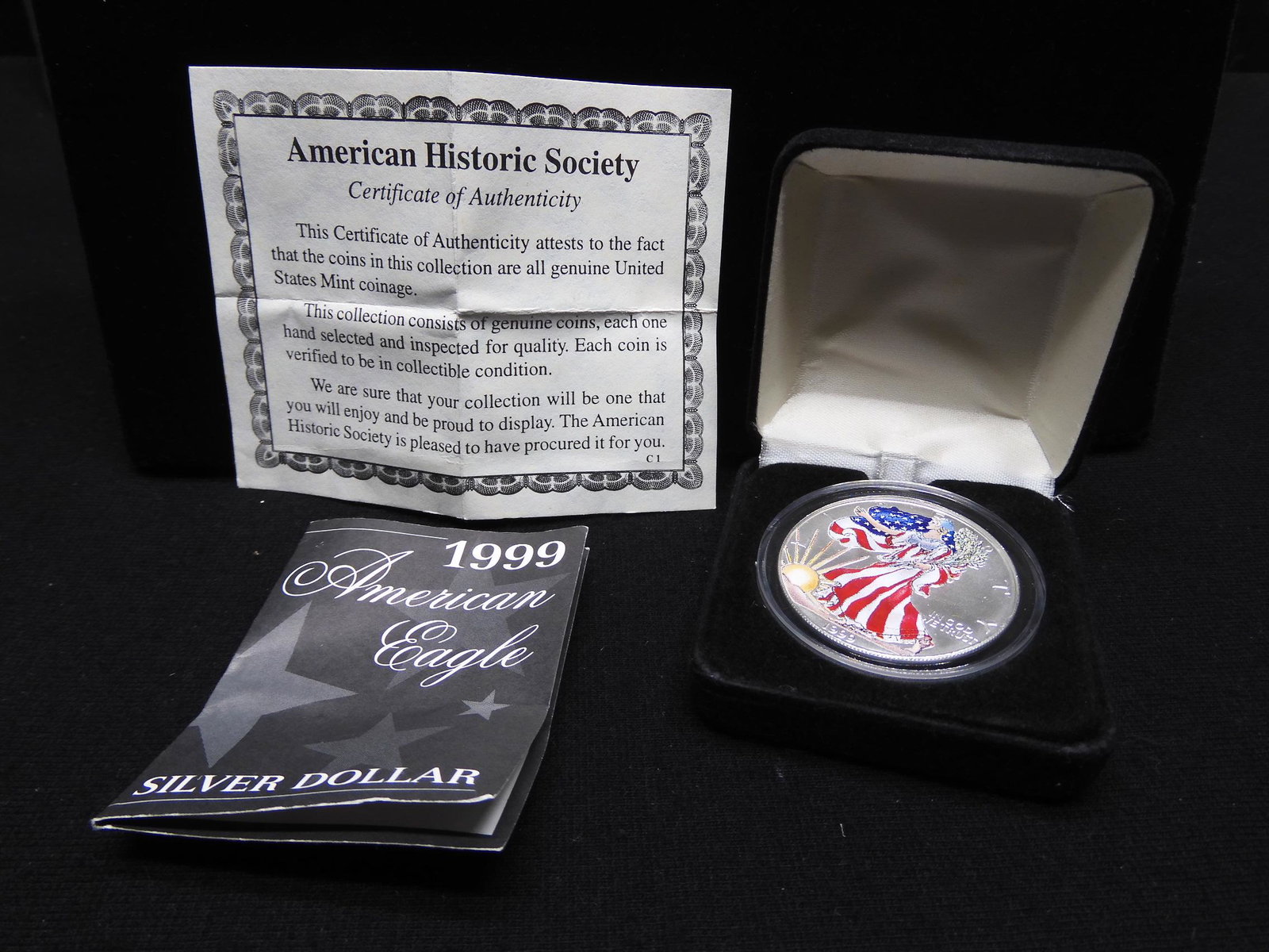 1999 Colorized Silver Eagle (1 of 5)