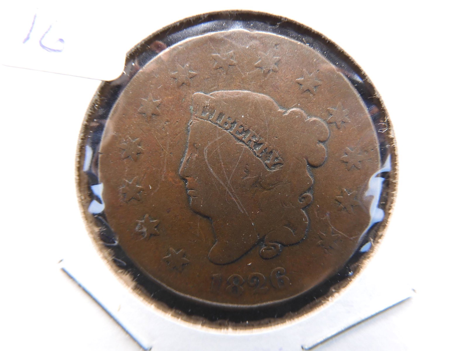 1826 US Large Cent.  Good. Mid-twenties are hard to (1 of 3)