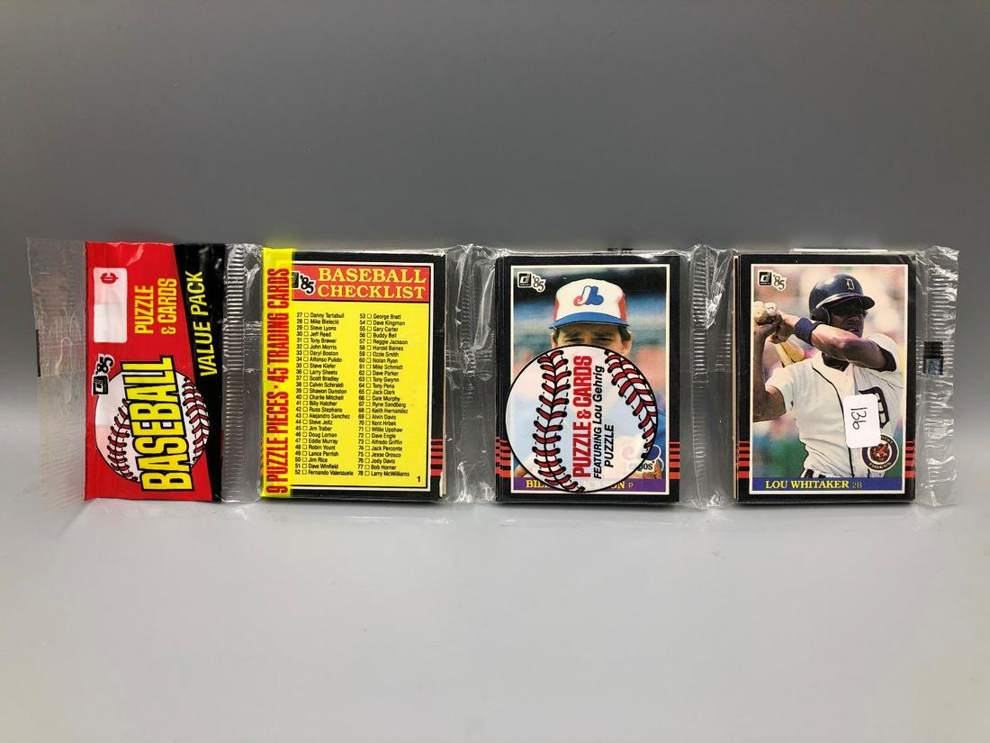 1985 Donruss Rack pack Lou Whitaker on Top HOF (1 of 2)