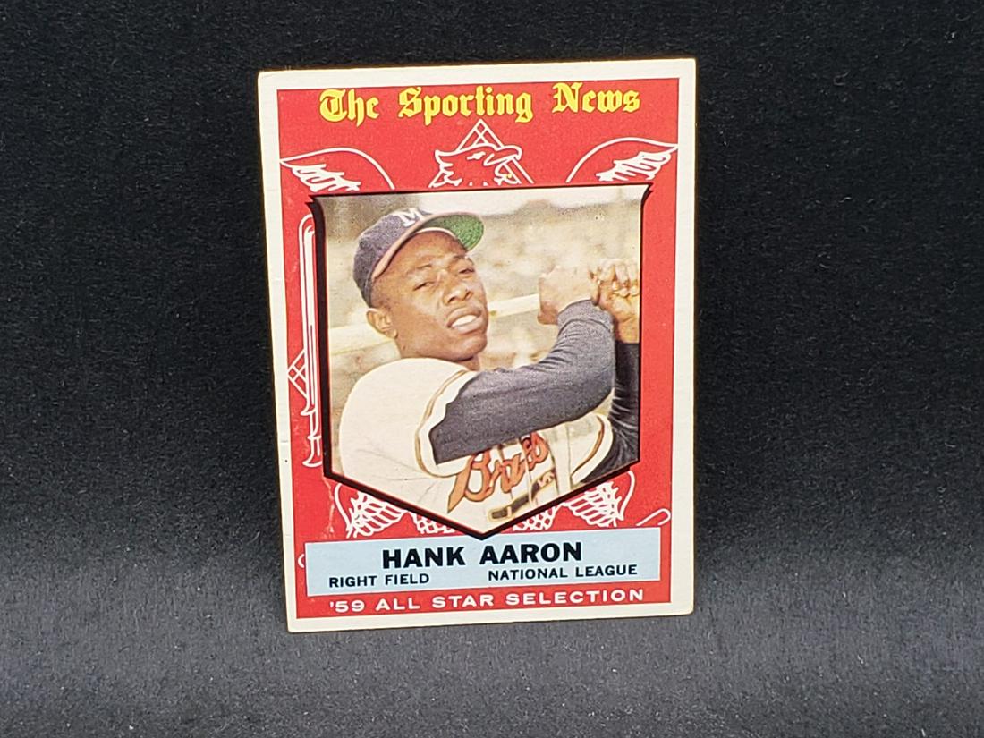 1959 Topps Hank Aaron #561 HOF: 1959 Topps Hank Aaron #561 HOF