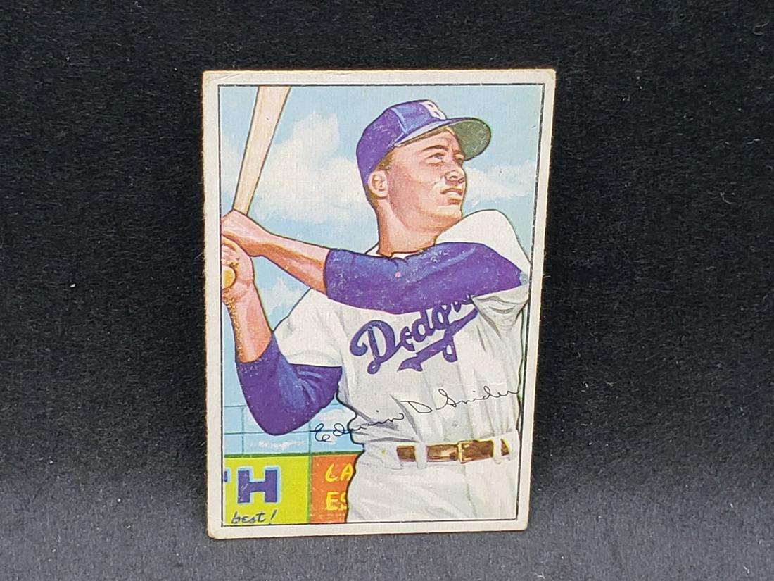 1952 Bowman Duke Snider #116 HOF: 1952 Bowman Duke Snider #116 HOF