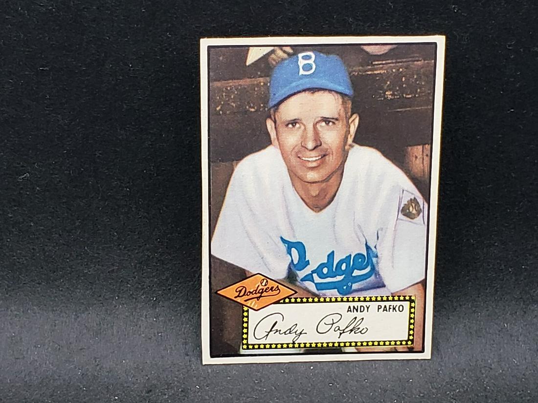 1952 Topps Andy Pafko #1 Trimmed Iconic Card (1 of 2)