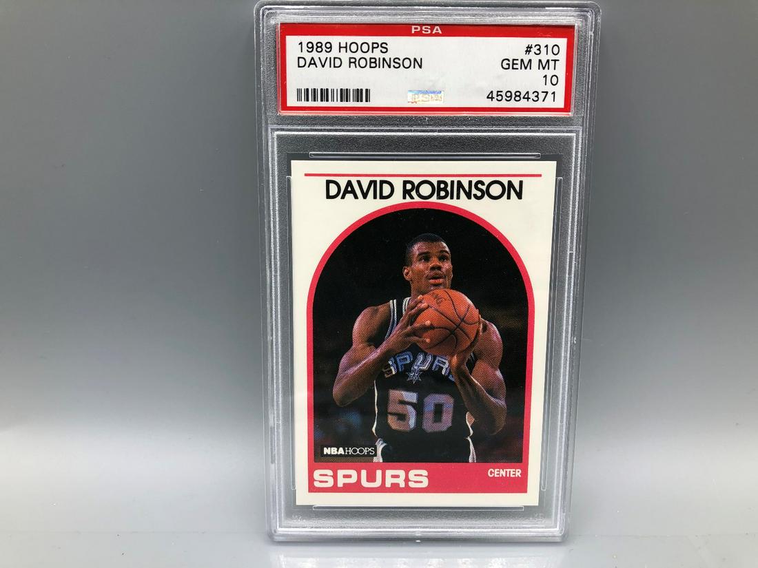 1989 Hoops David Robinson #310 Rookie PSA Gem Mint 10 (1 of 2)