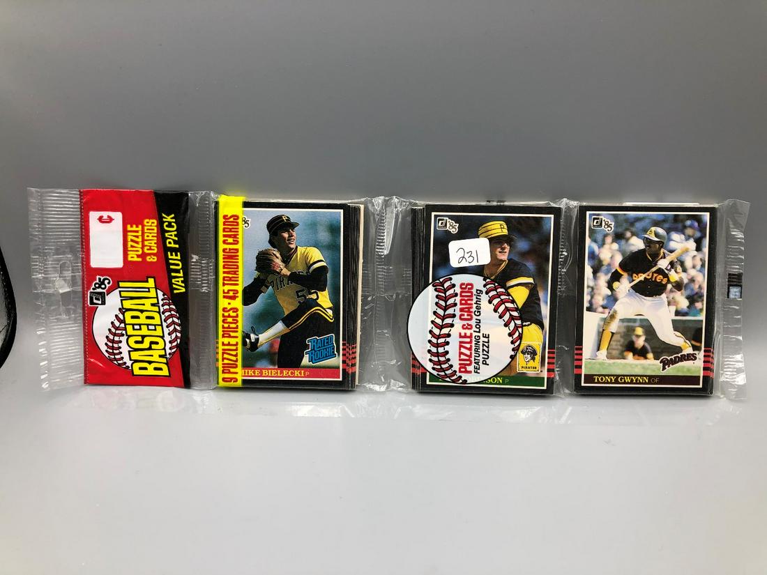 1985 Donruss Rack Pack Tony Gywnn on Top HOF (1 of 2)