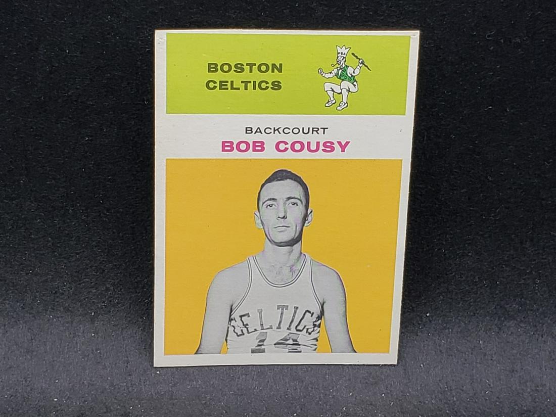 1961 Fleer Bob Cousy #10 Trimmed HOF (1 of 2)