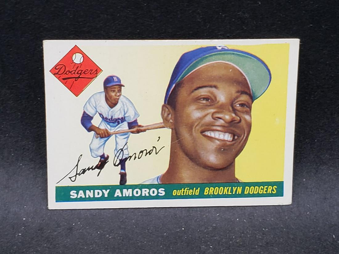1955 Topps Sandy Amoros #75 Rookie (1 of 2)